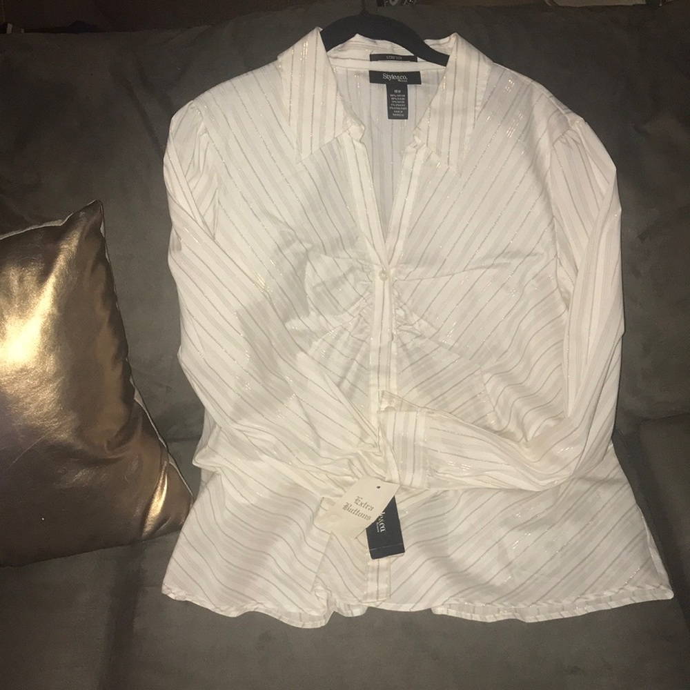 Striped Button Down Shirt